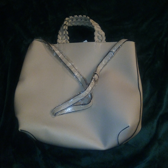 NWT Jules Kae X Rachel Zoe Charlotte Vegan Leather Tote/Crossbody - Picture 6 of 15